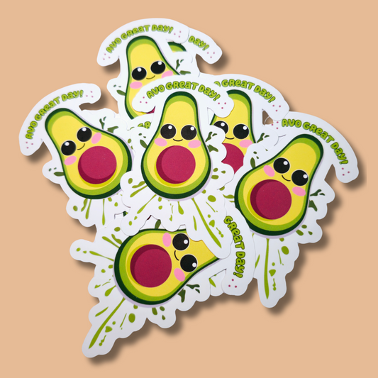 Avo Great Day Die-Cut Sticker