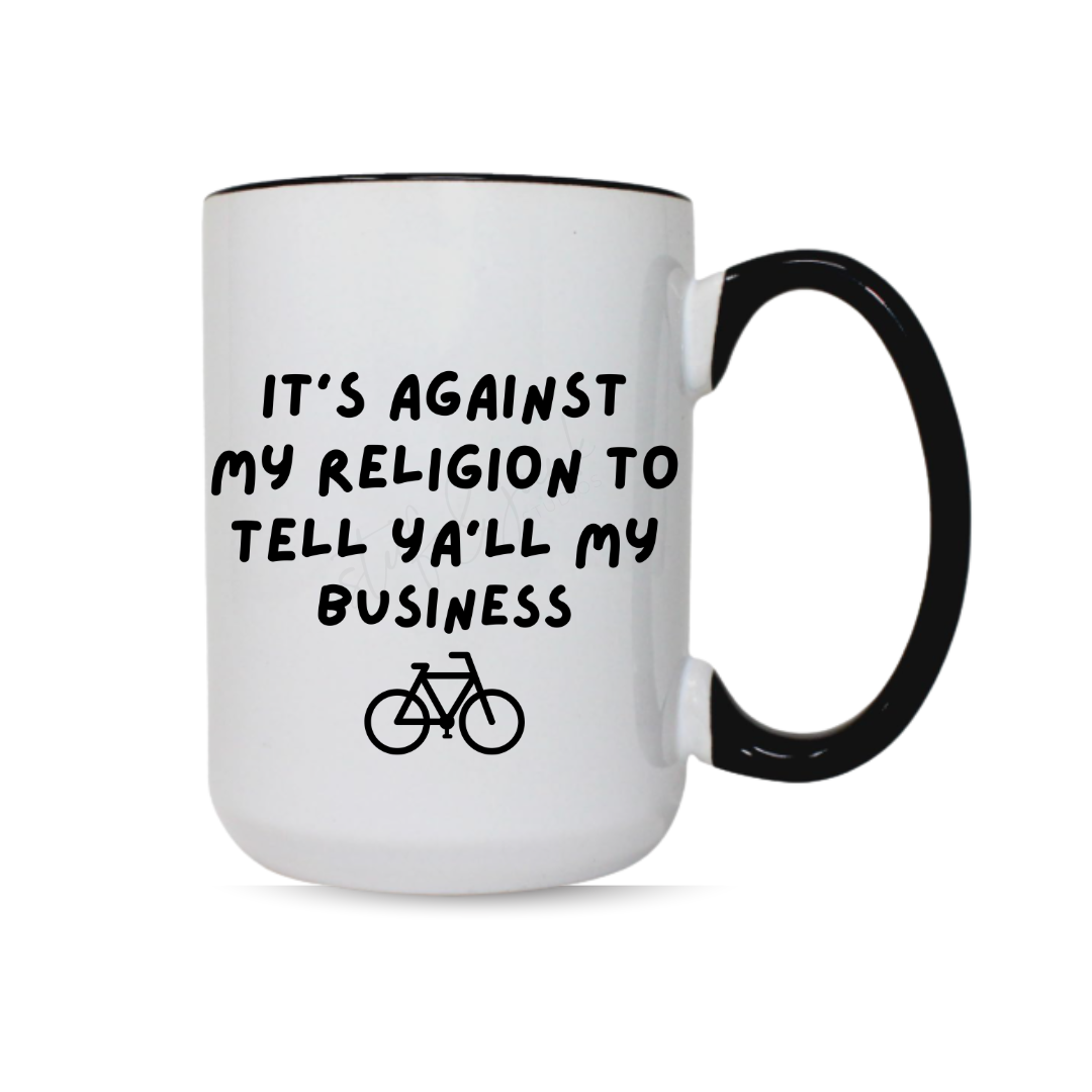 Black Lady Abroad | Ceramic Black & White Mug | 15 oz.