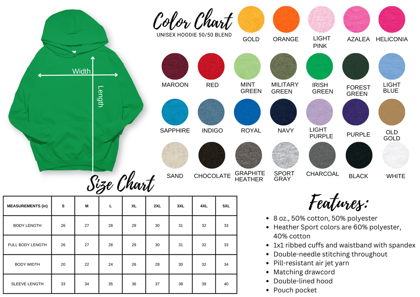 Sweatshirt or Hoodie | PLEASE READ ORDERING INSTRUCTIONS