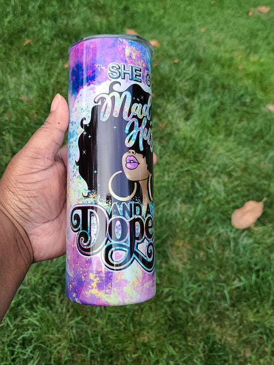 Dope Soul | Holographic Stainless Steel Tumbler | 20 oz. Skinny