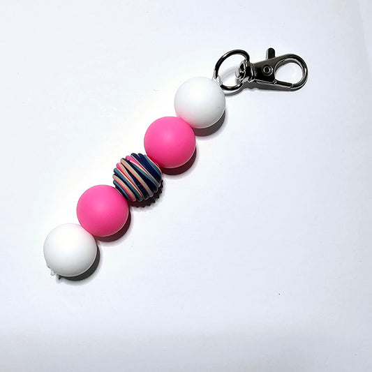 Glam Keychain | Colorful Rings