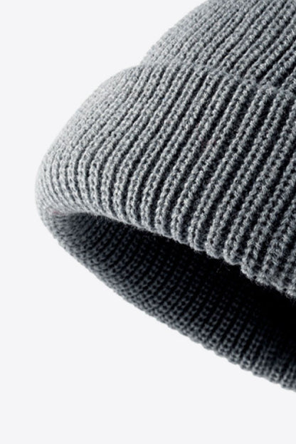 Calling For Winter Rib-Knit Beanie | Curated