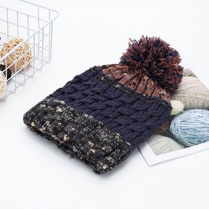 Contrast Thermal Hat with Pompom | Curated