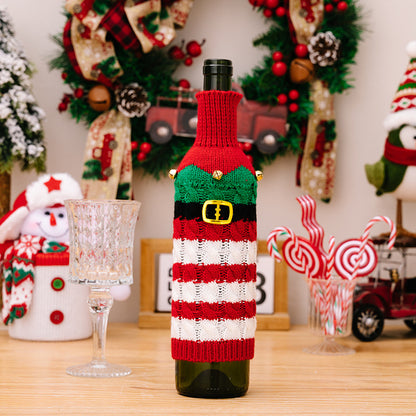 2-Piece Cable-Knit Wine Bottle Covers | Curated