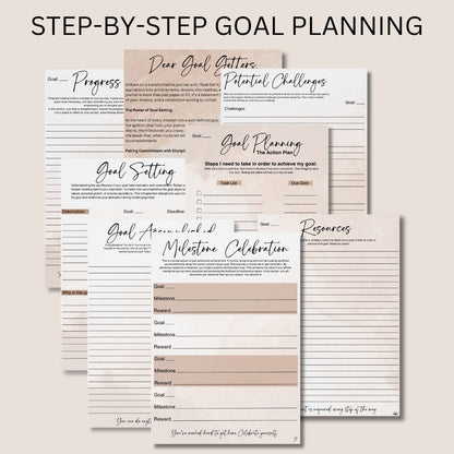 Goal Get It | Digital Planner | Printable Planner