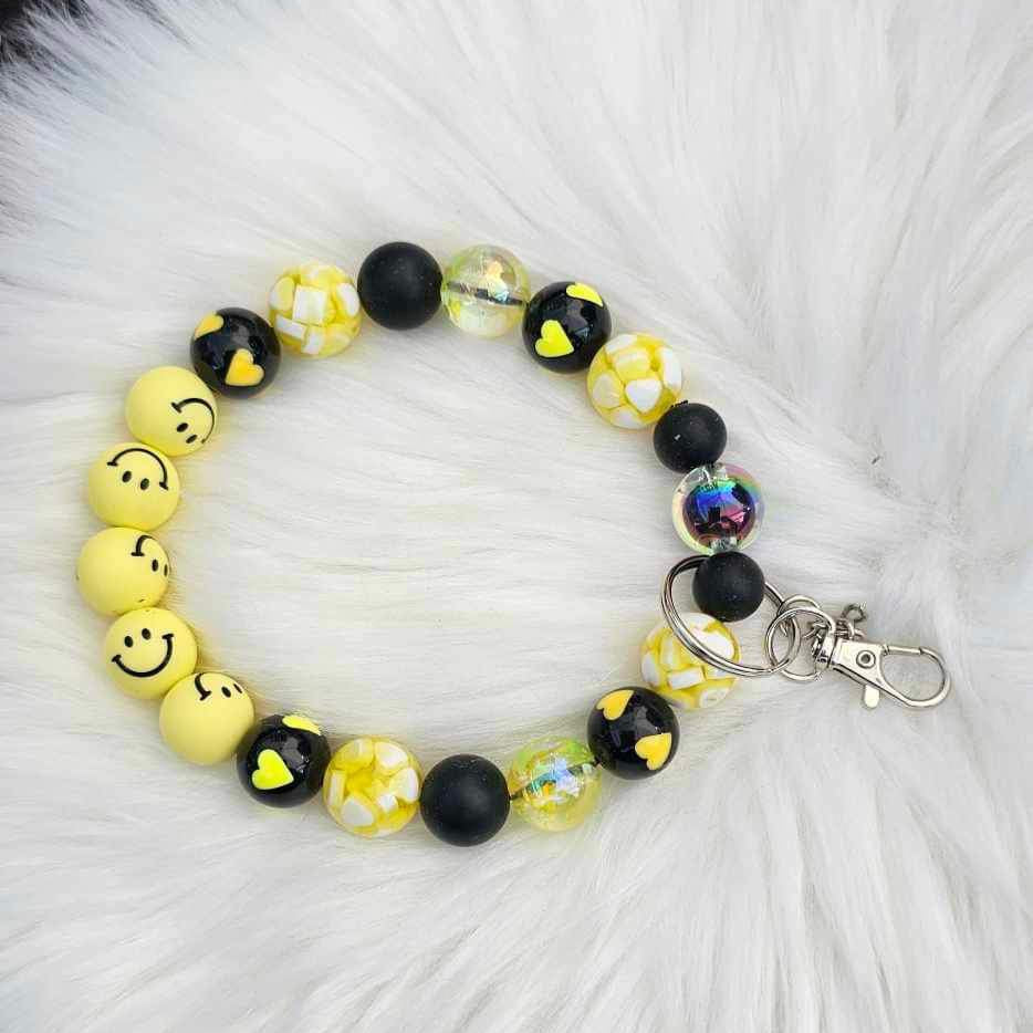 Beaded Keychain Bracelet