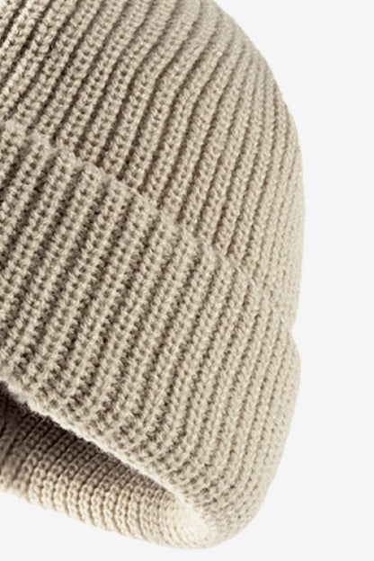 Calling For Winter Rib-Knit Beanie | Curated