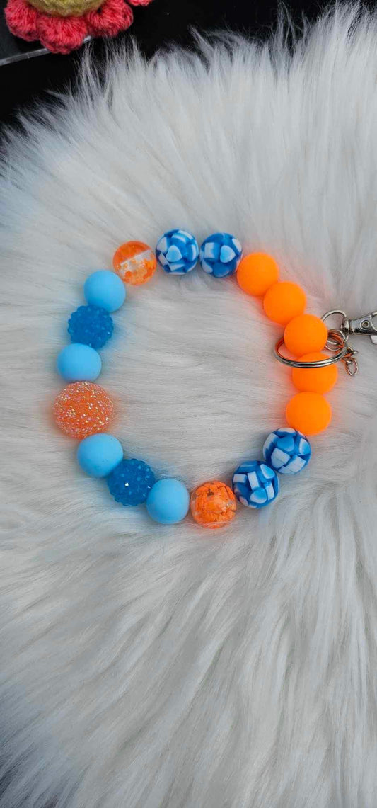 Beaded Keychain Bracelet