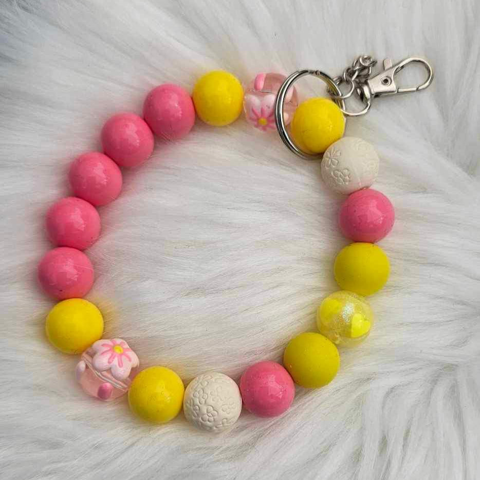 Beaded Keychain Bracelet