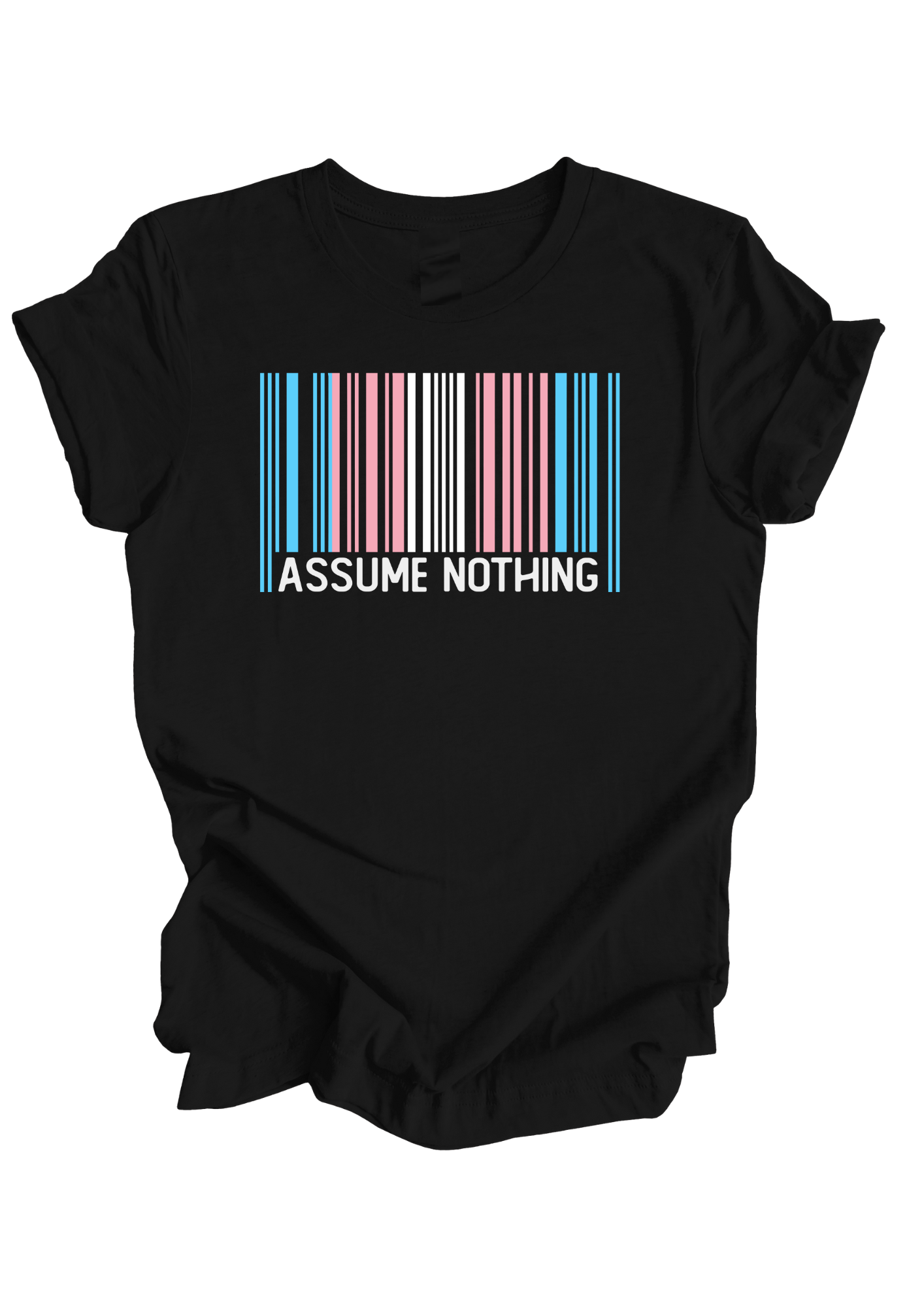 Assume Nothing Barcode | Short Sleeve T-shirt