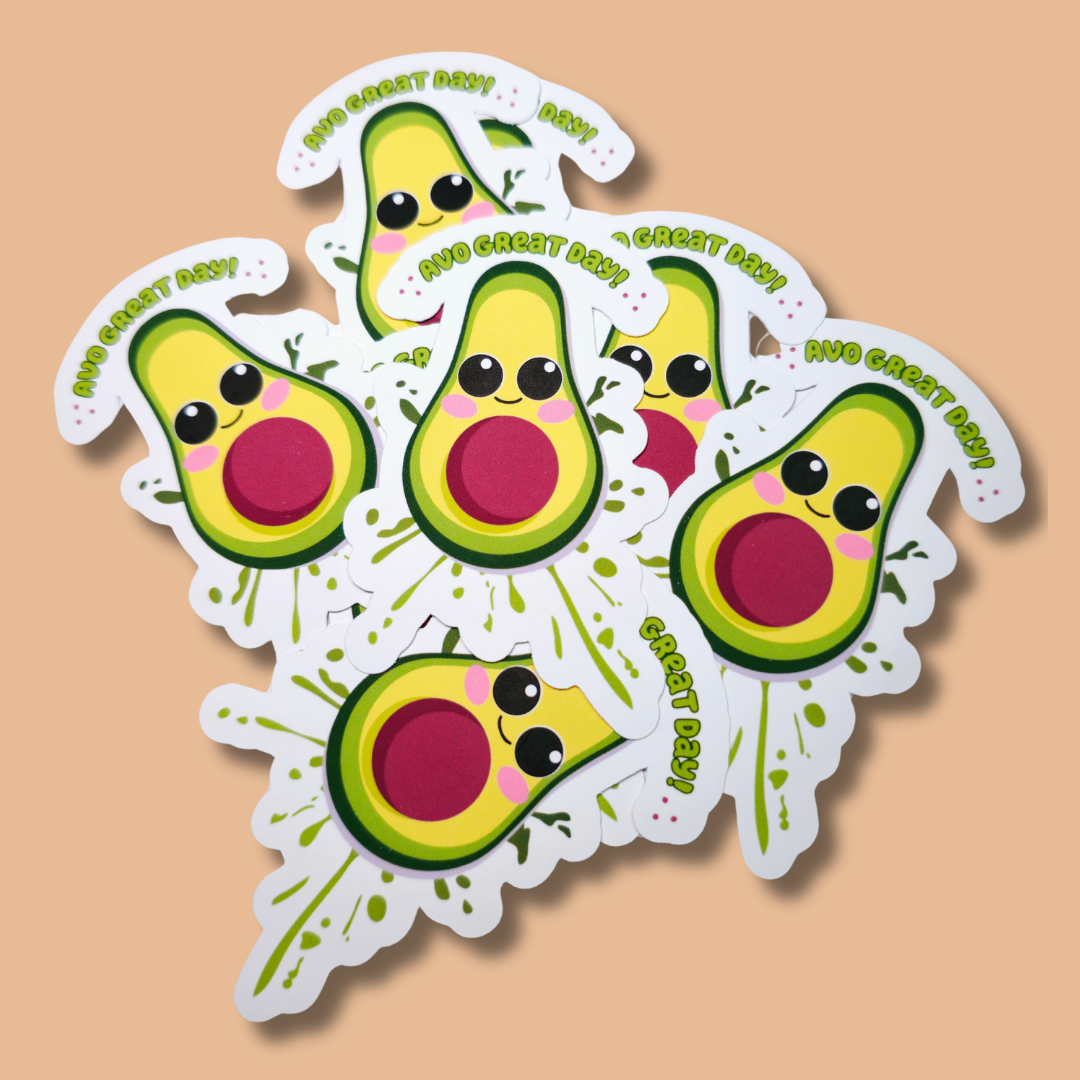 Avo Great Day Die-Cut Sticker