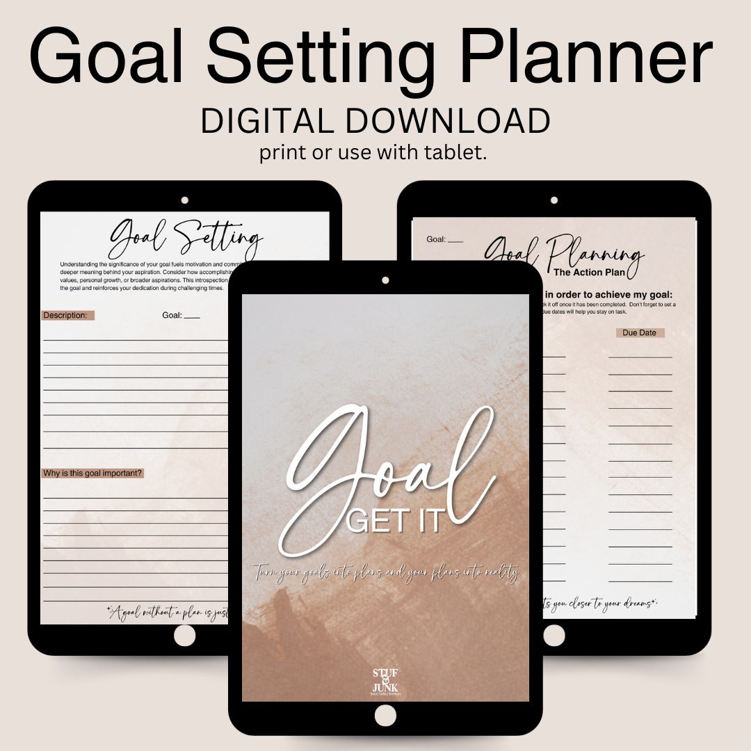 Goal Get It | Digital Planner | Printable Planner