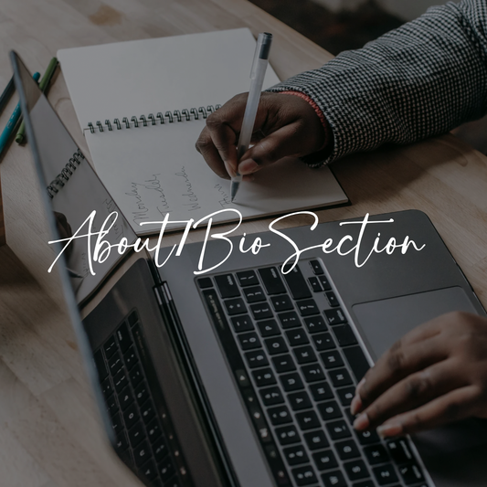 About/Bio Section Copywriting
