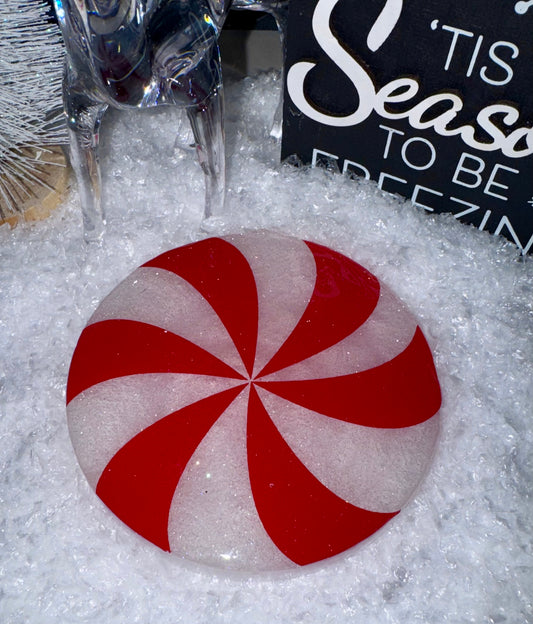 Church Candy-Peppermint Coaster