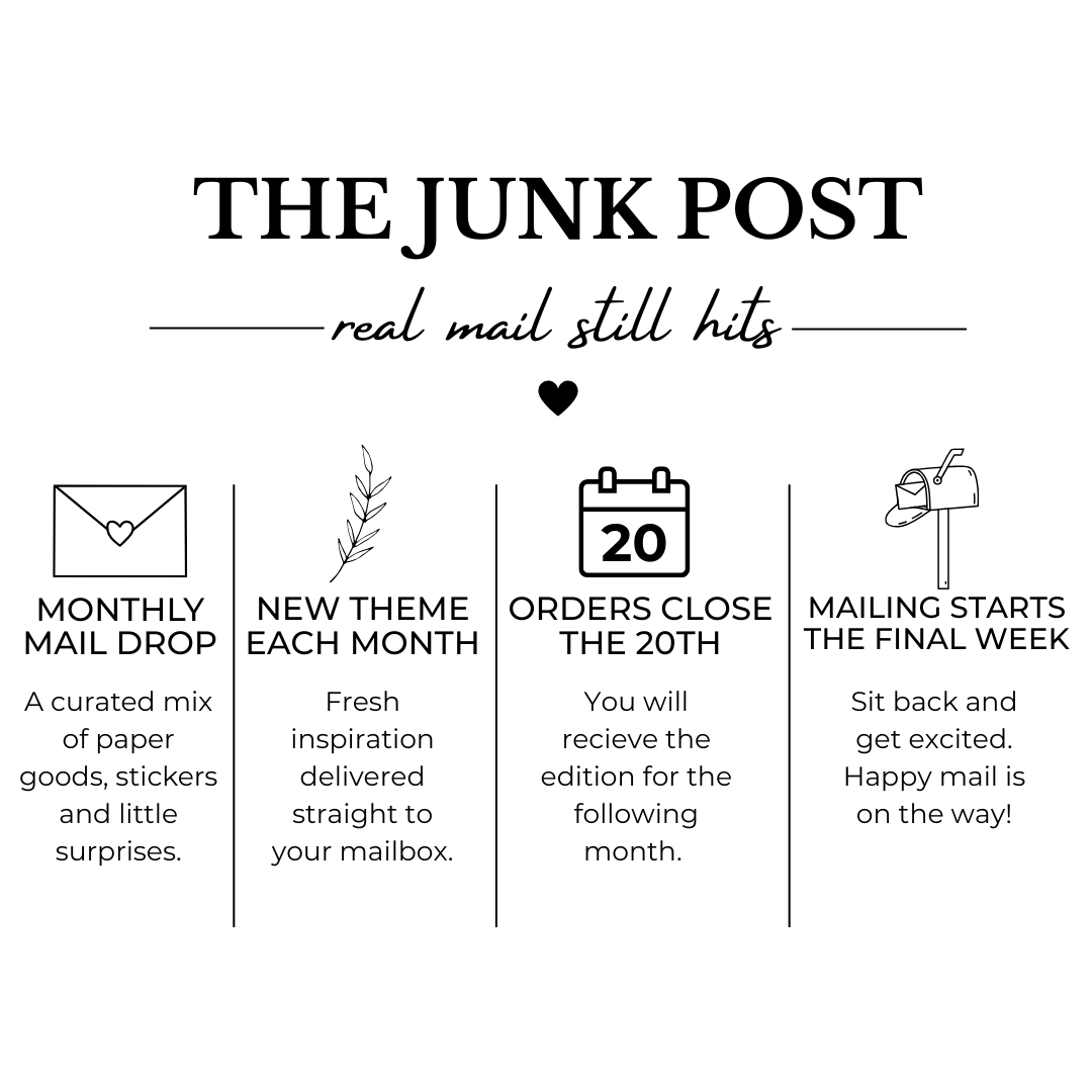 The Junk Post: Monthly Happy Mail