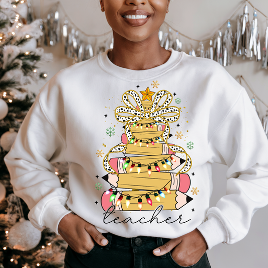 Oh Pencil Tree Teacher Sweatshirt
