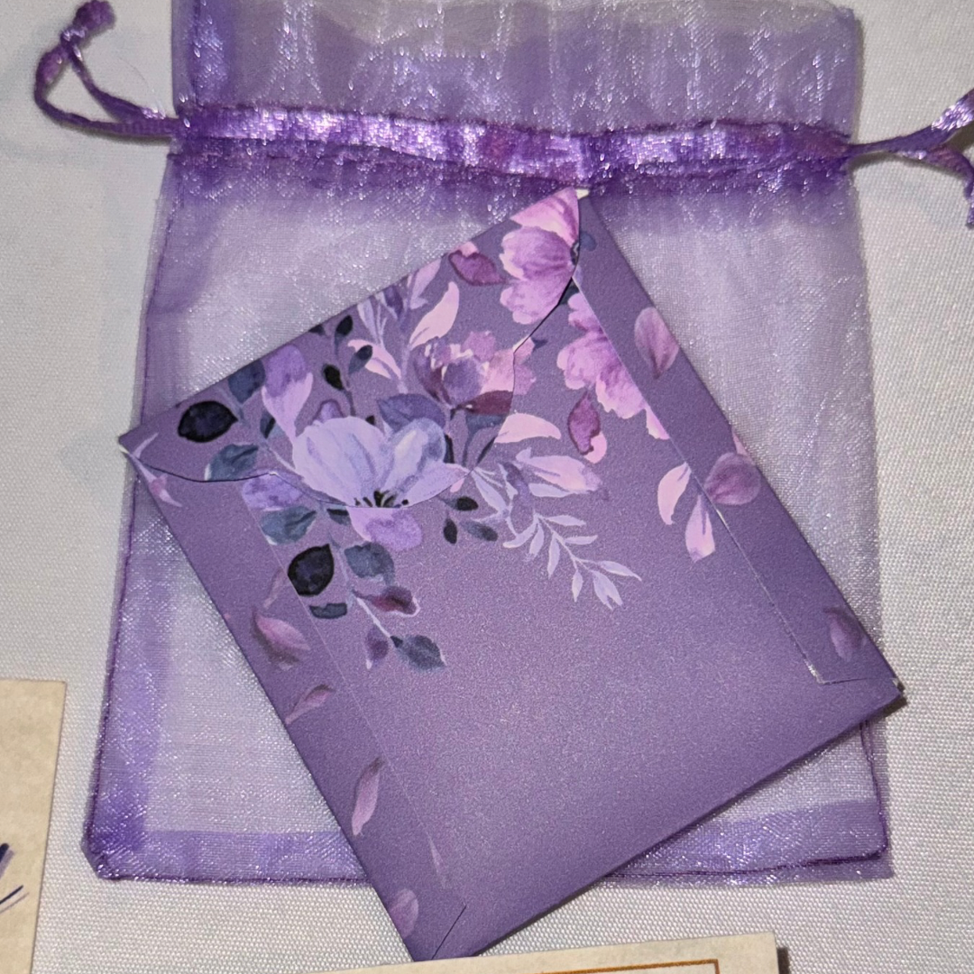 Custom Tea Bag Sleeves – Elegant Party Favors