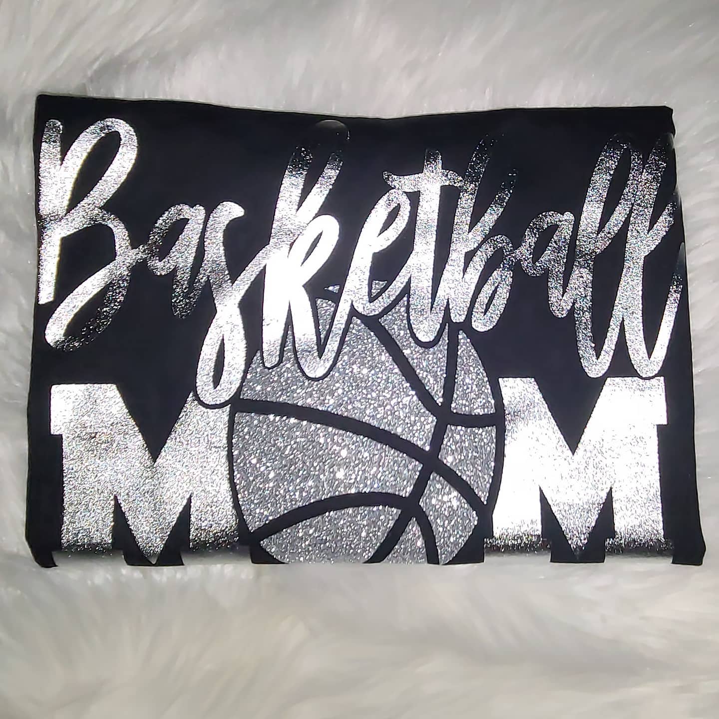 Custom Adult HTV T-Shirt: Up to 3 Vinyl Colors with Optional Glitter