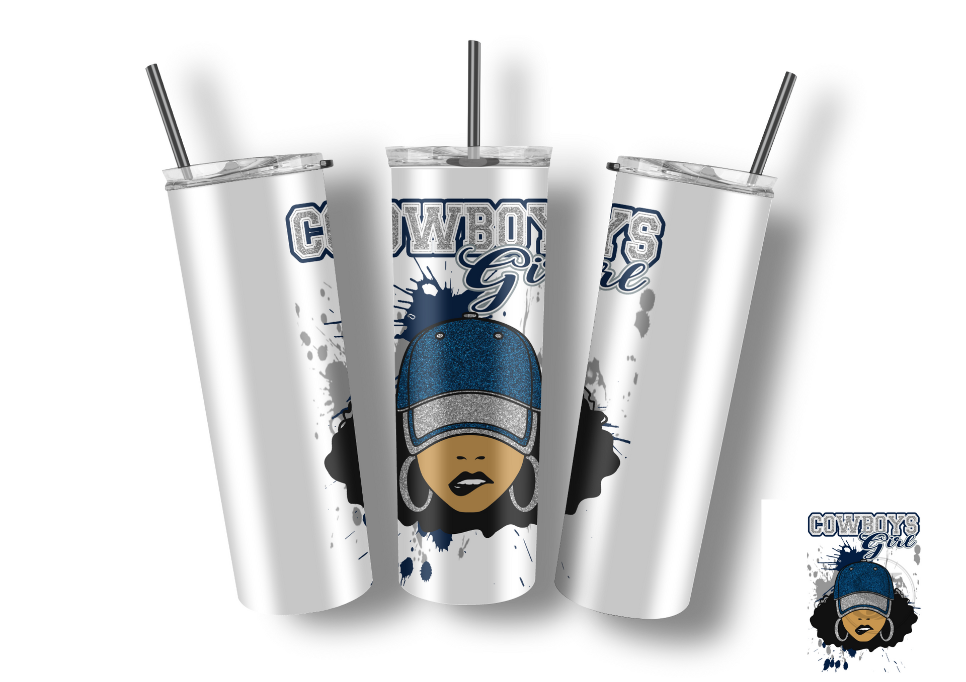 Dallas Cowboys Tumbler Sublimation Transfer 20oz