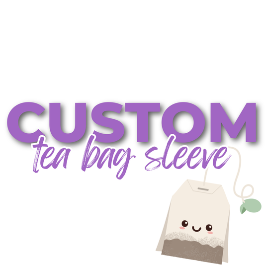 Custom Tea Bag Sleeves – Elegant Party Favors