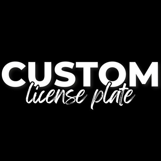 Custom License Plate