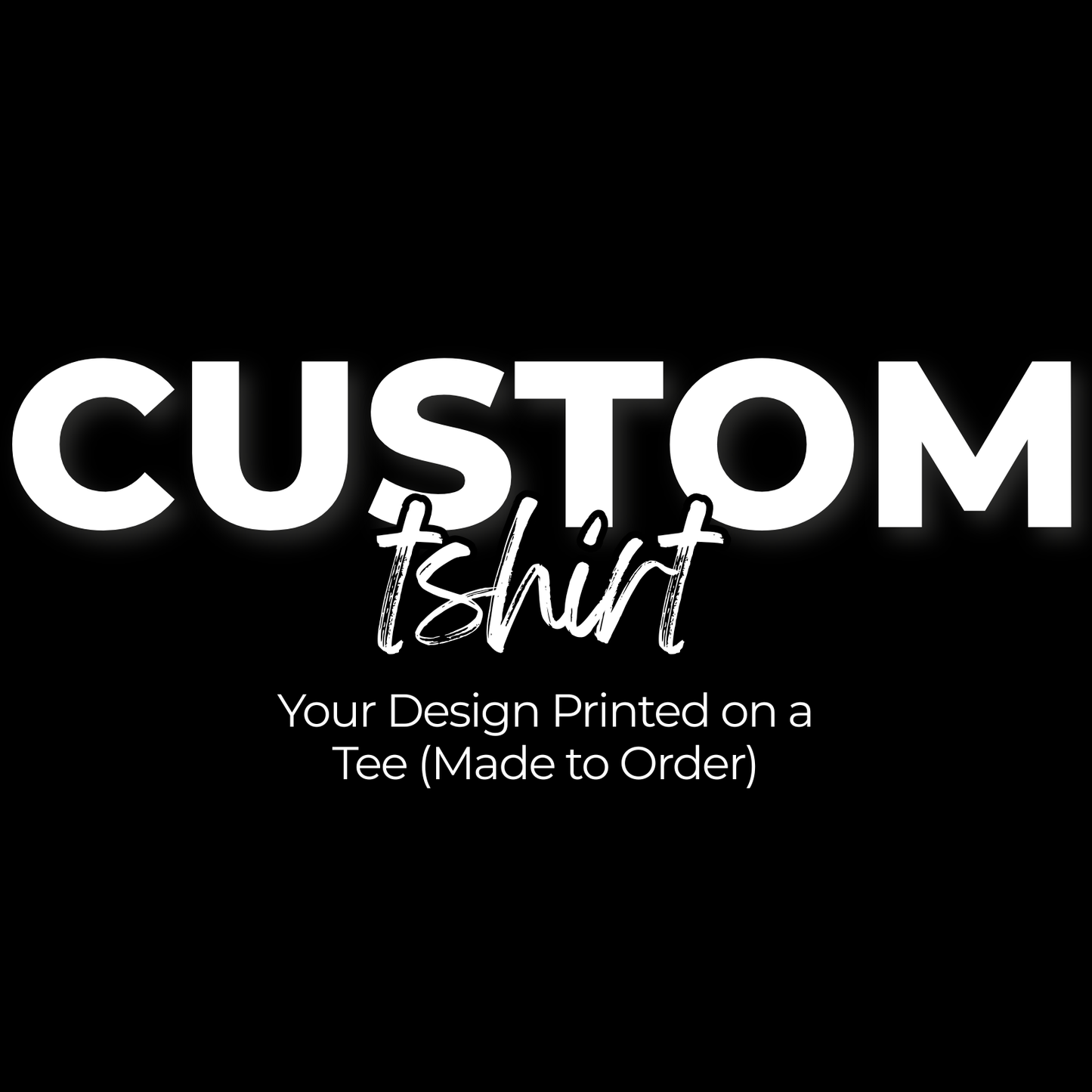 Custom Full Color Printed T-Shirt: Your Design Printed on a Tee
