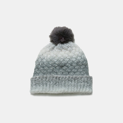 Gradient Knit Hat with Pompom | Curated