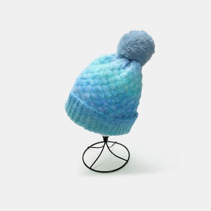 Gradient Knit Hat with Pompom | Curated