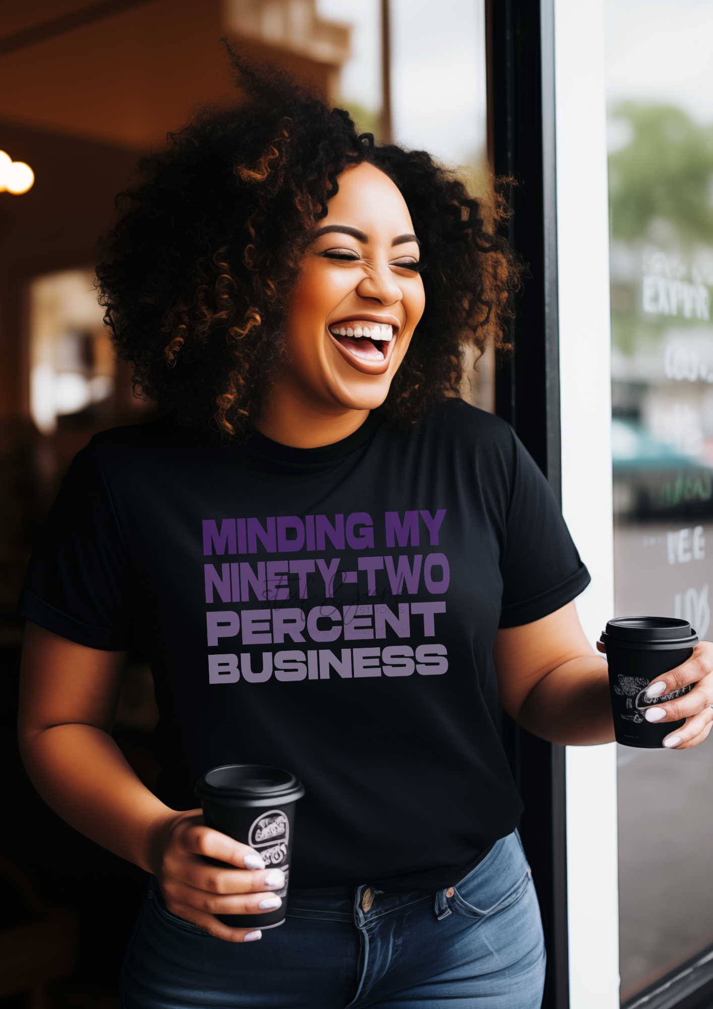 Minding My Ninety-Two Percent Business | Short Sleeve T-shirt