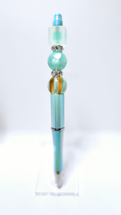 Opal Beaded Glam Pens | Turquoise