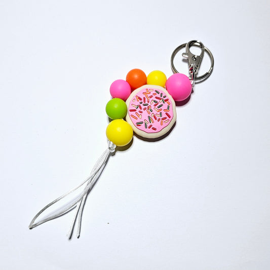 Iced Sprinkle Cookie | Wave Keychain | 3 Colors