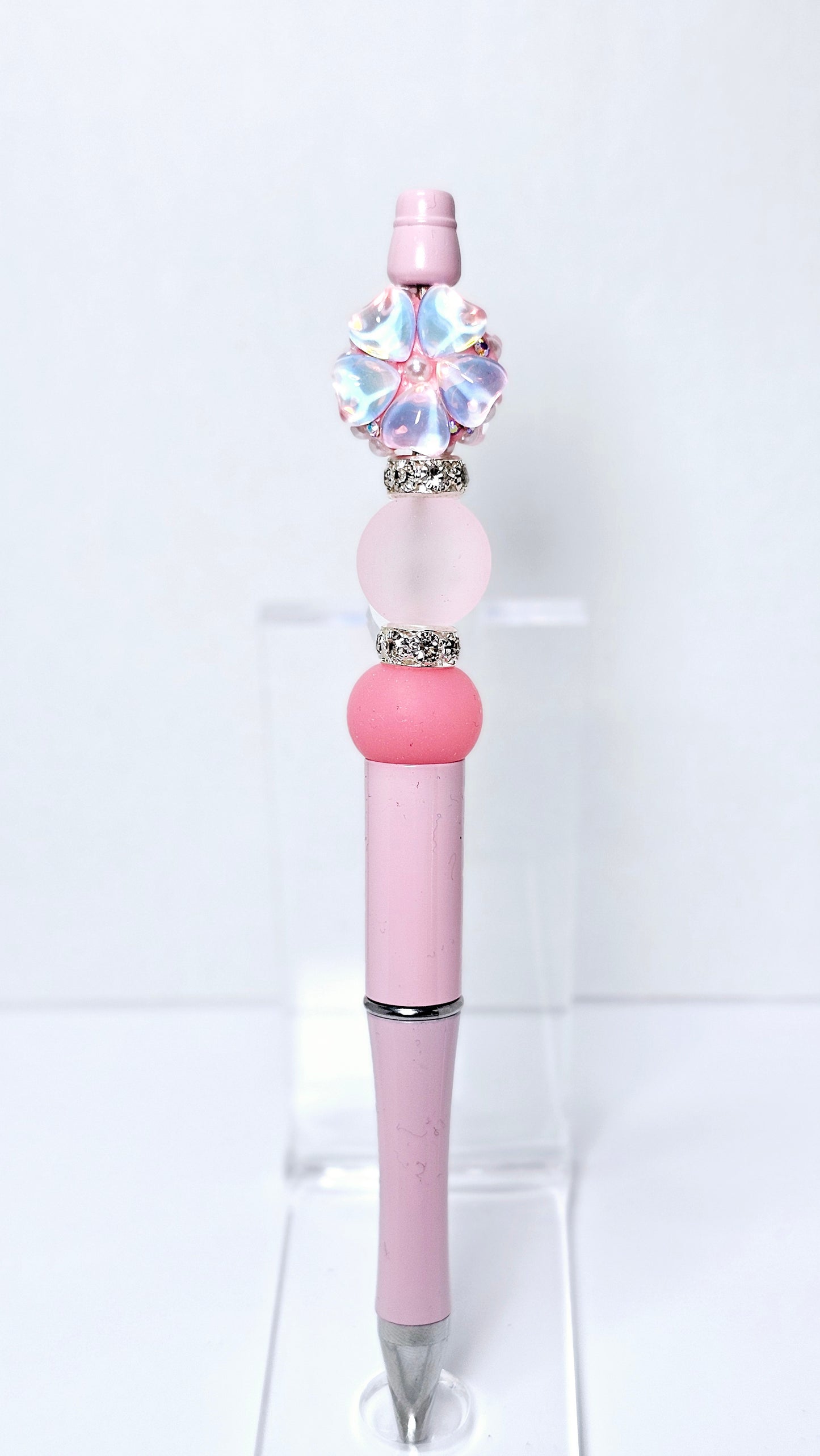 Beaded Glam Pens | Baby Pink