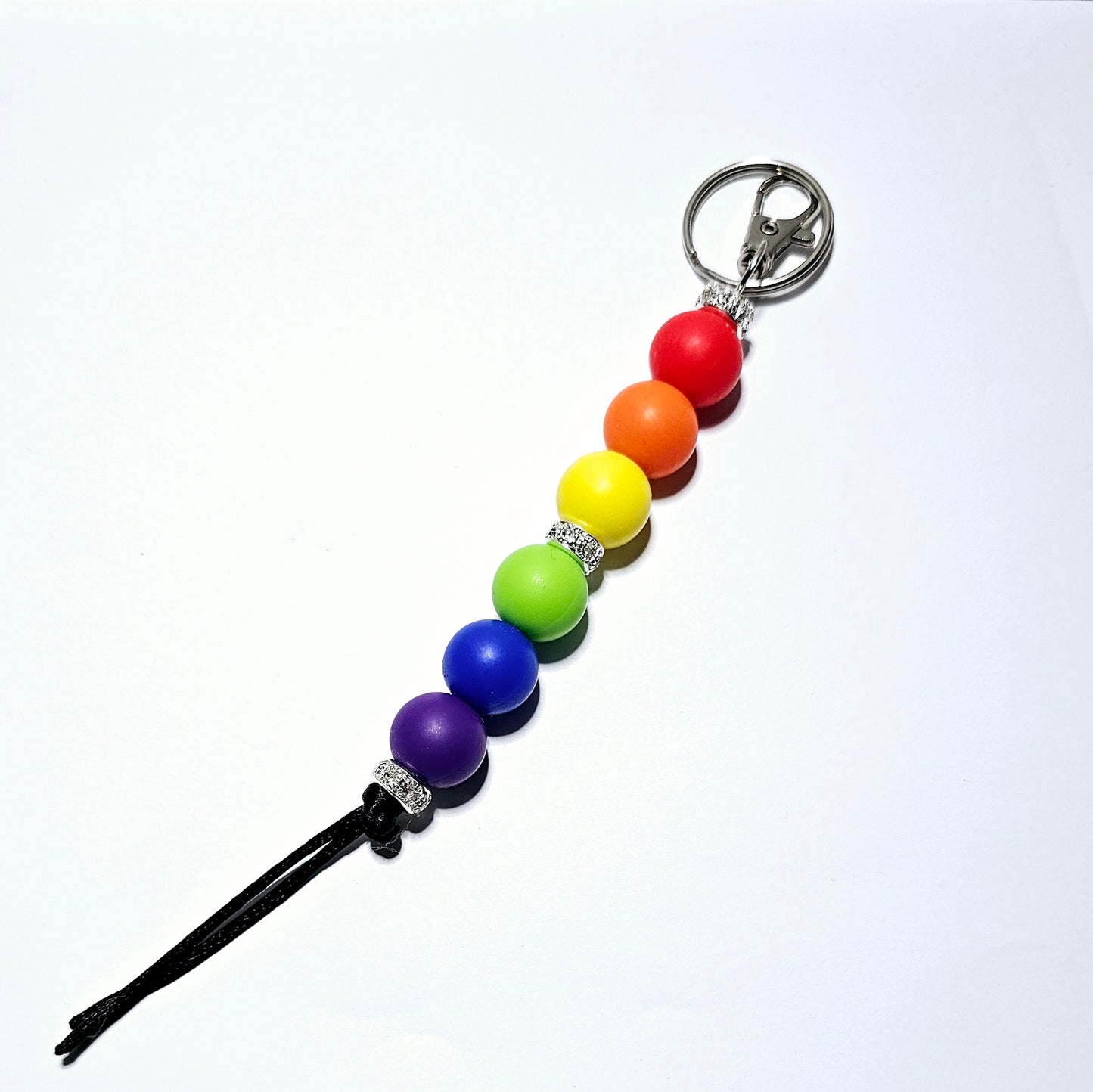 Glam Keychain | Pride Rainbow