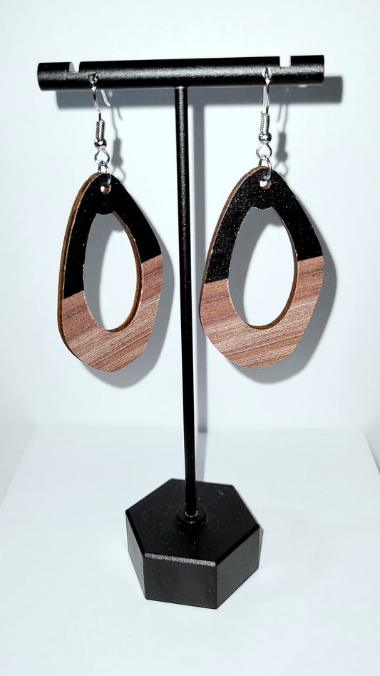 Ebony Timber Earrings