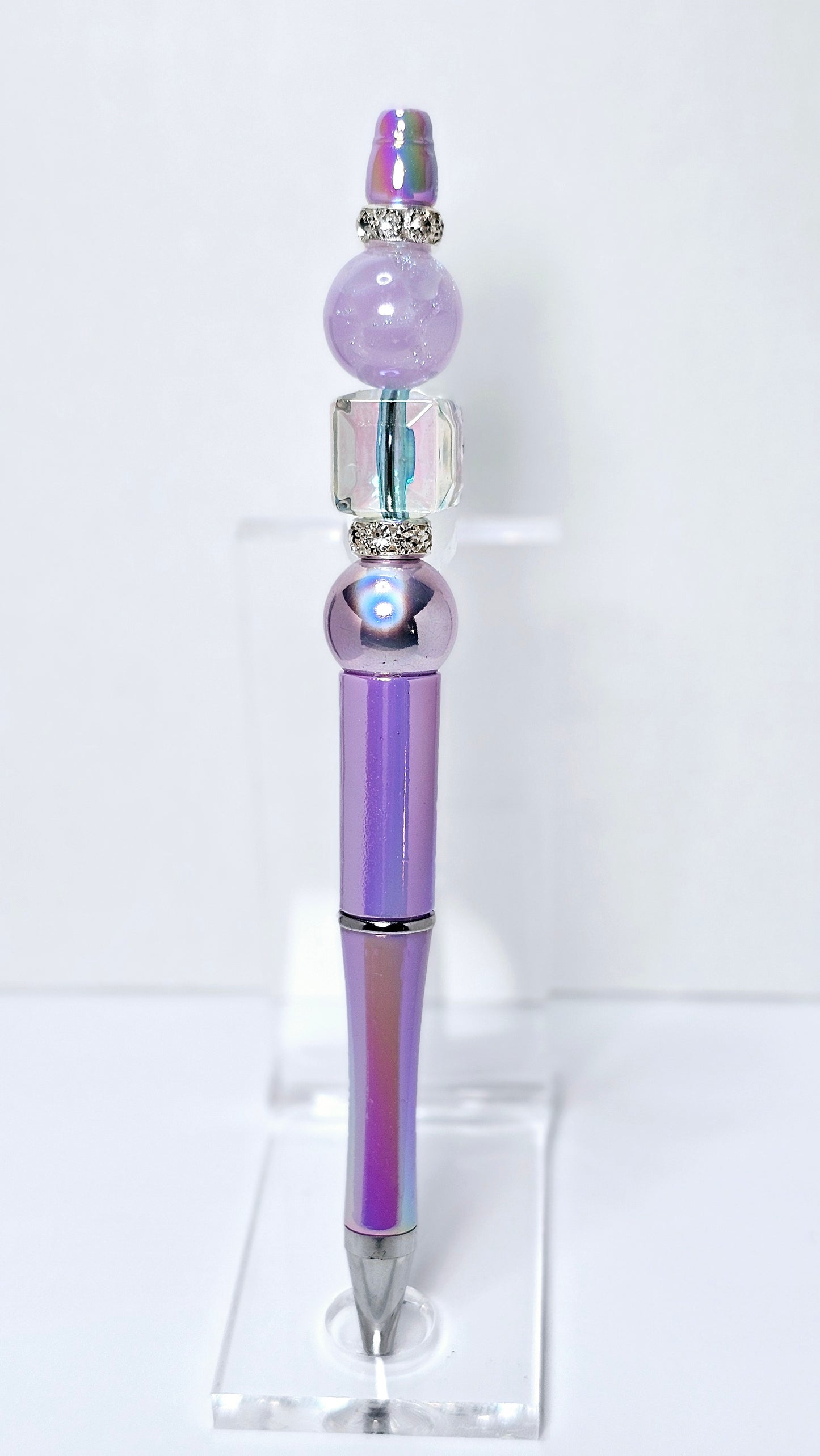 Opal Beaded Glam Pens | Lavender