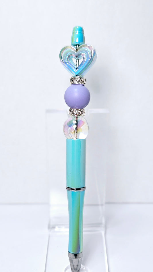 Opal Beaded Glam Pens | Turquoise