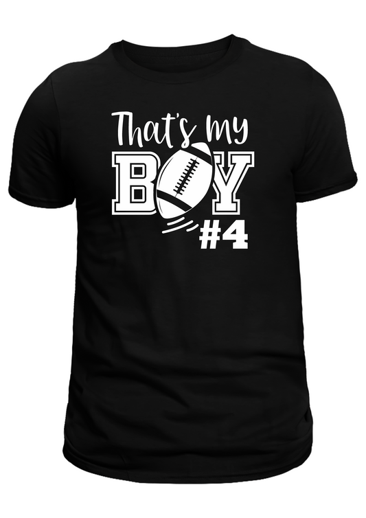 That's My Boy| Short Sleeve Football T-shirt