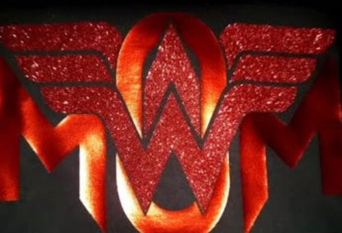 Custom Adult HTV T-Shirt: Up to 3 Vinyl Colors with Optional Glitter