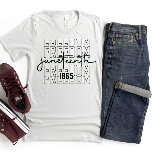 Juneteenth Stacked | Short Sleeve T-Shirt